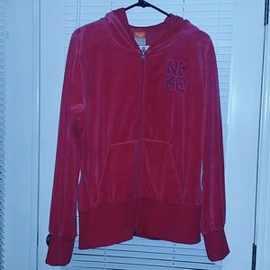 Nike velour track suit